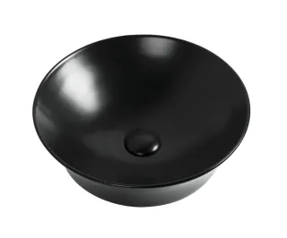 Раковина накладная Aquanet Smart-1-MB 273686 42 см чёрный матовый